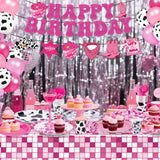 147pcs Cowgirl Birthday Party Decorations, Disco Cowgirl Party