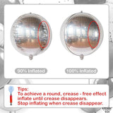 KatchOn, Large Silver Disco Ball Balloons - 22 Inch, Pack of 6 -