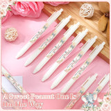 Ireer 36 Pcs Pink Elephant Baby Shower Pens Gifts Bulk Party Favors