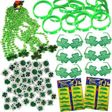 144 PCS St Patrick's Day Party Favor Accessories with 12 Green