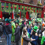 St Patricks Day Garland Decor 50Ft Glitter Tinsel Irish Shamrock
