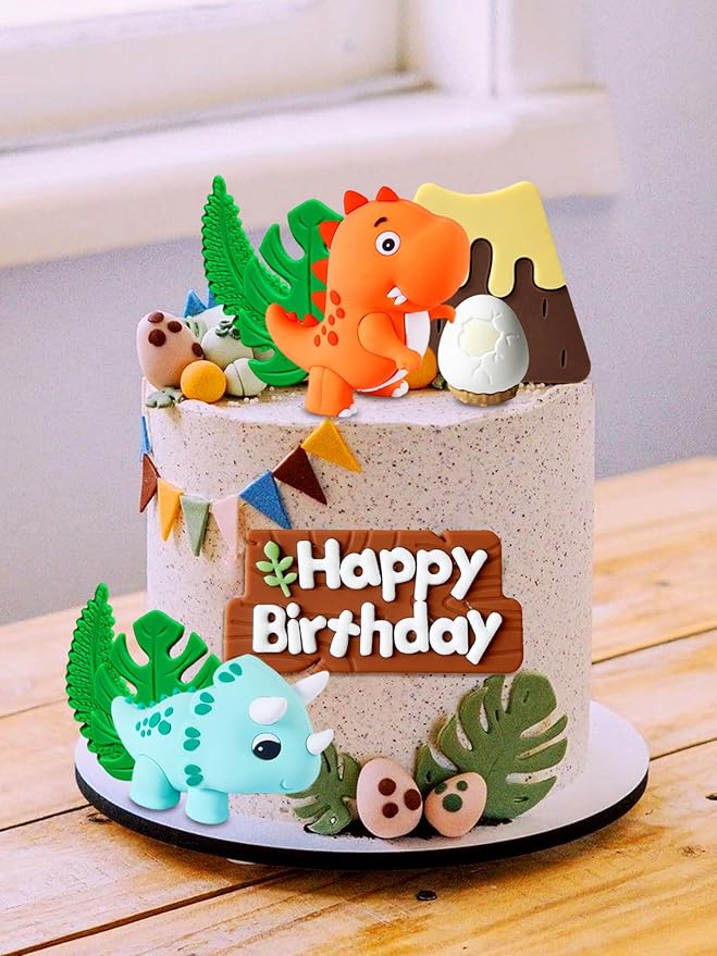 Dinosaur Cake Topper Luxury Little Dinosaur Cake Decorations Little