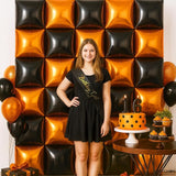 Big 22 Inch Black and Gold Balloons Pack of 6 Black and Gold
