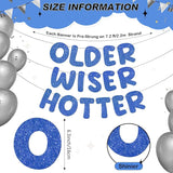 Fulmoon Set of 3 Pre Strung Older Wiser Hotter Glitter Banner Funny #9