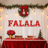 6 Pcs Falala Christmas Decorations Indoor Christmas Neon Lights up