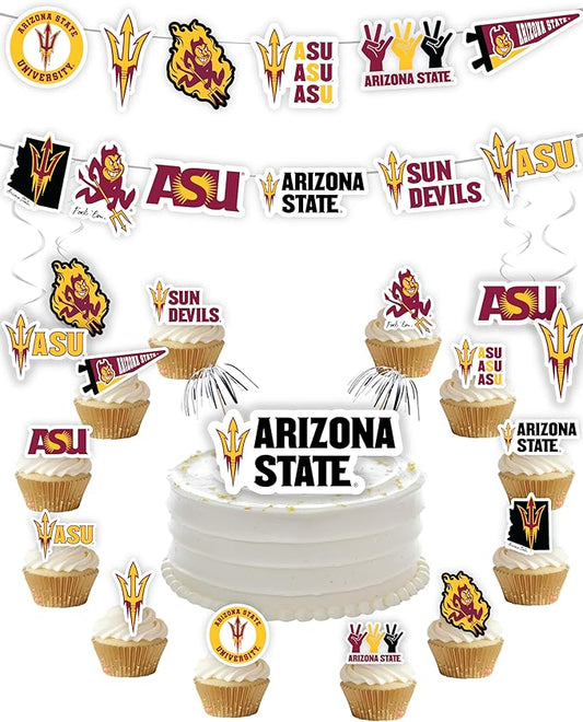 Arizona State Party Supplies for Football, Birthday Gift, Graduation