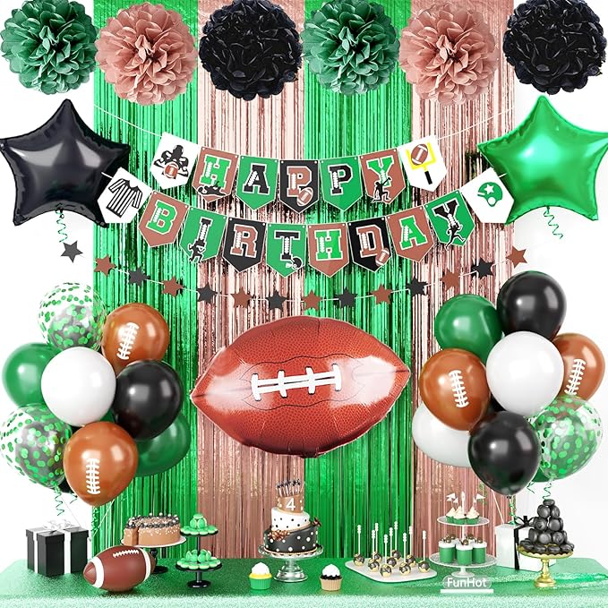 Football Birthday Party Decorations Football Party Supplies Include