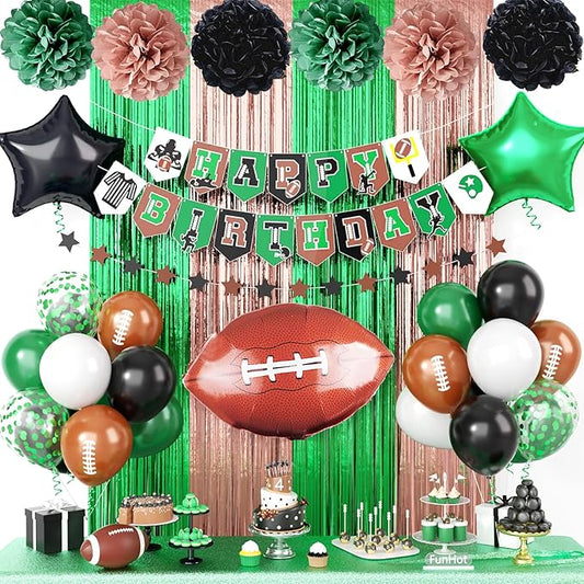 Football Birthday Party Decorations Football Party Supplies Include