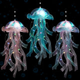 Rossesay 3 Pcs Jellyfish Lamp Colorful Jelly Fish Light Hanging