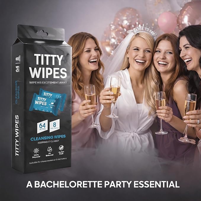 Titty wipes gag gifts for girlfriend, birthday gifts for women, Funny
