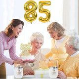 85th Birthday Decorations for Women Gold with 85th Birthday Sash and