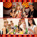 36 Pcs Movie Night Party Decorations 12 Beaded Necklaces 12 Paper