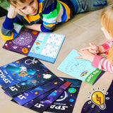 24 Pcs Outer Space Activity Book for Kids Astronaut Solar System