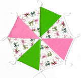 32Ft Witch Party Decorations Pink Green Bow Printed Witch Themed