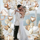 261 Pc Premium Engagement Party Decorations Kit Elegant Mr & Mrs