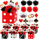 4 Sets Casino Party Decorations Poker Theme Table Centerpieces Party