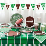 Football Party Decorations Set for 24 Disposable Paper Plates and
