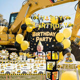 345 Pcs Construction 3rd Birthday Party Supplies Dump Truck Three