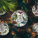 40 Guests Dinosaur Party Decorations Set Dino Birthday Plates and
