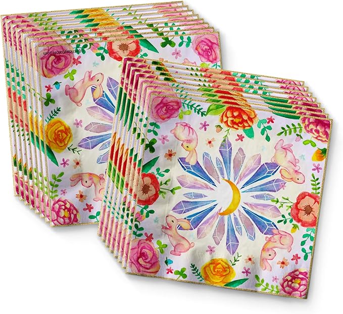 Bunny Rabbit Floral Birthday Party Supplies Easter Bunny Party