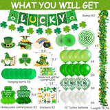 40Pcs St Patricks Day Decorations Happy St Patrick's Day Decorations