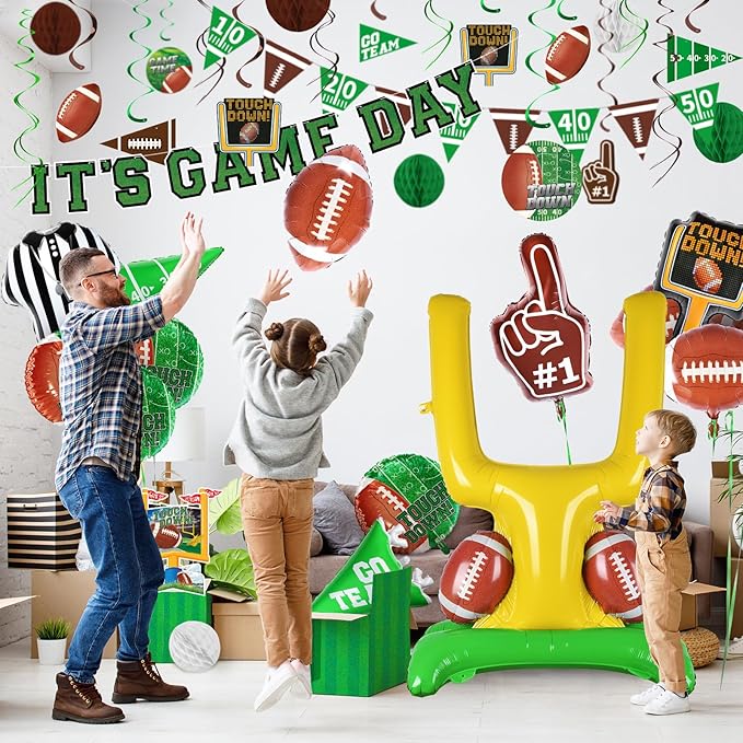 Football Party Decorations Kit Tailgate & Football Birthday