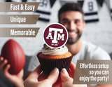 Texas A&M Party Supplies for TAMU Football, Birthday Gift, Graduation