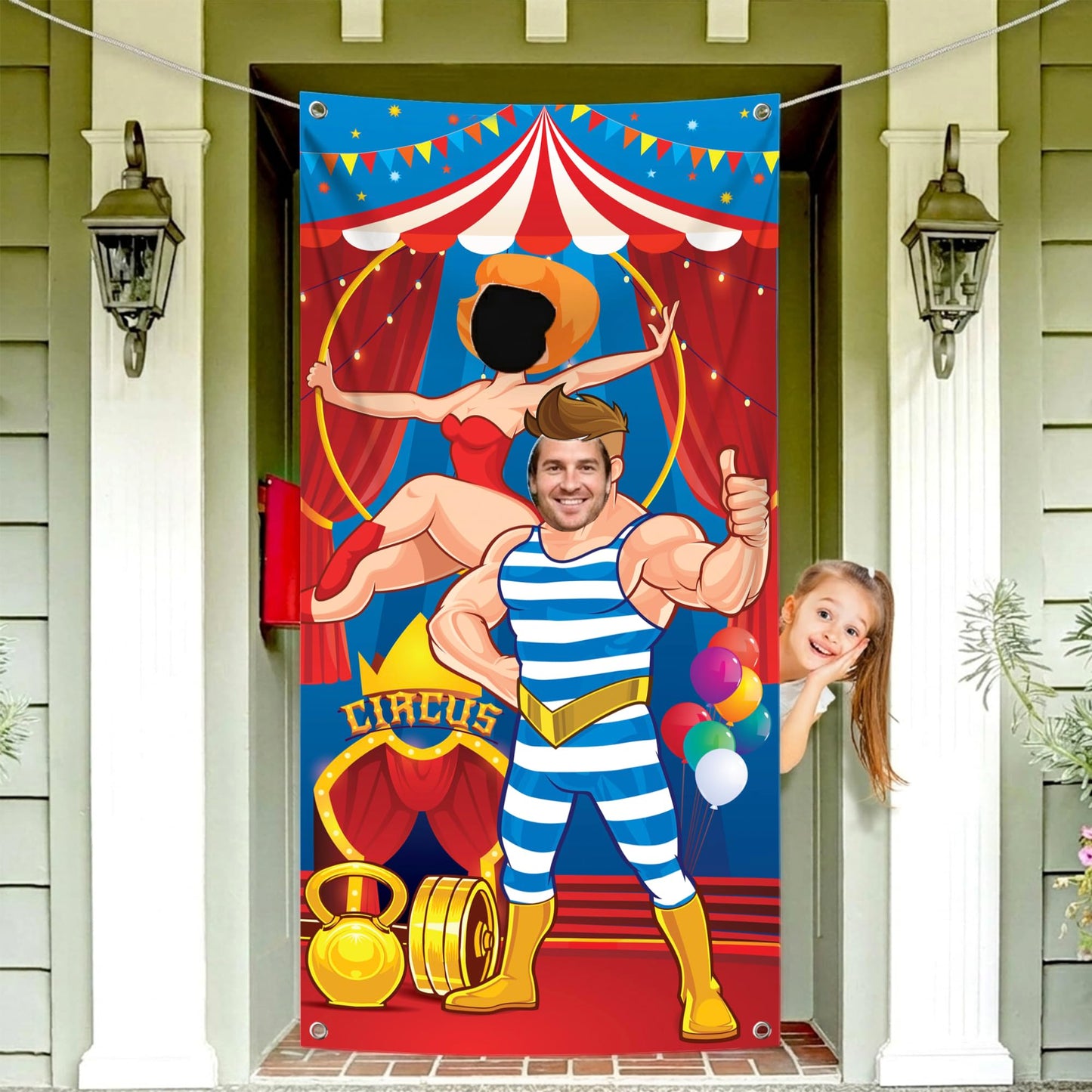 KatchOn, Large Carnival Photo Booth Backdrop - 72x36 Inch | Carnival