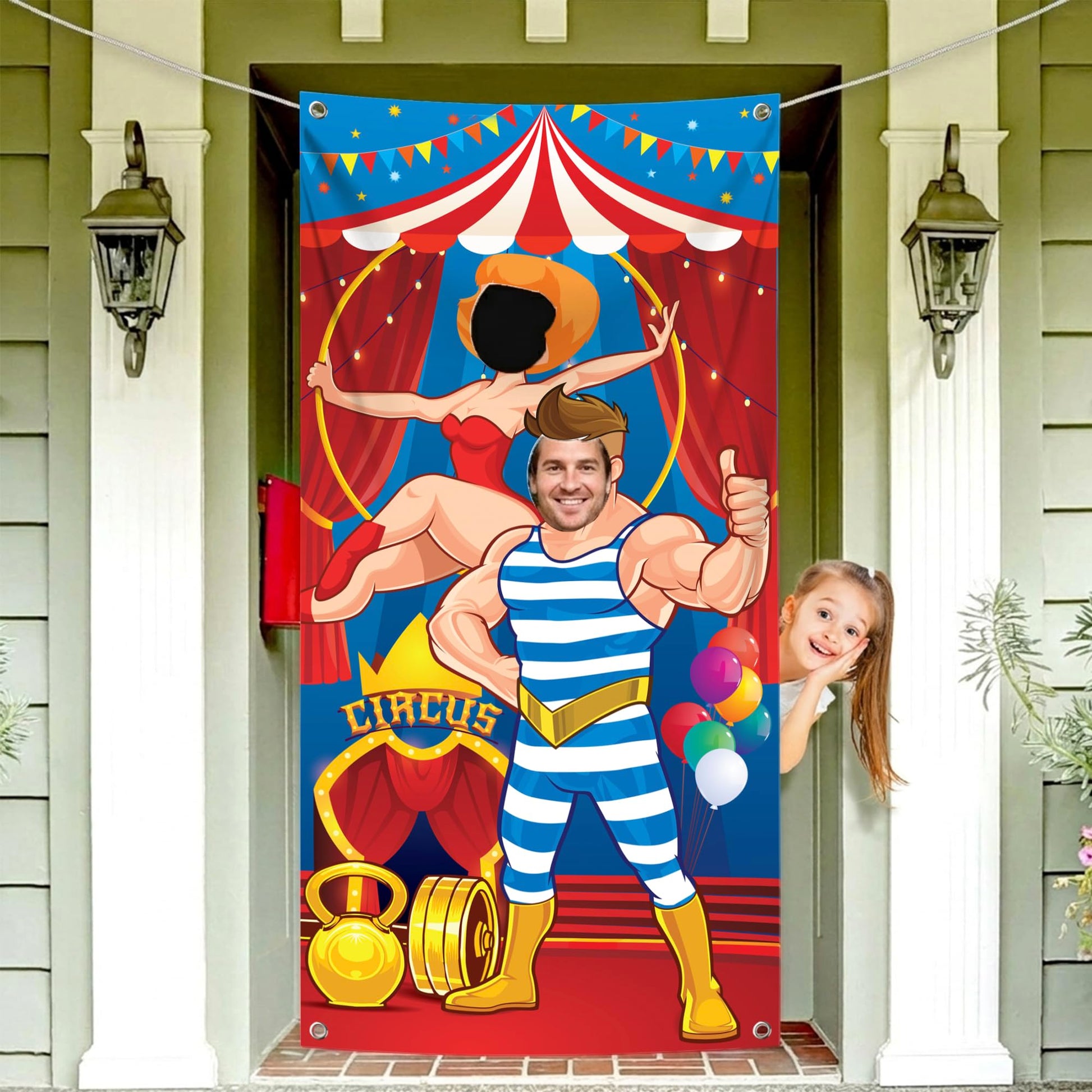 KatchOn, Large Carnival Photo Booth Backdrop - 72x36 Inch | Carnival