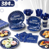 Pickmesh 384 Pcs Retirement Party Decorations Happy Retirement Paper
