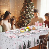 452 Pcs Pink Christmas Party Decoration for 50 Buffalo Plaid Gingham