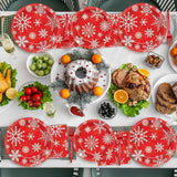 200 PCS Christmas Theme Party Tableware Disposable Merry Christmas