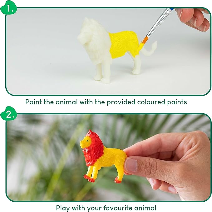 Safari Party Favors for Kids Painting Kit Pack 16 Jungle Goodie Bags
