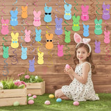 30Pcs Easter Hanging Decorations Bunny Hanging Easter Decorations