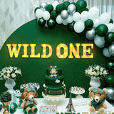 7 Pcs Wild One Birthday Party Decorations Wild One Neon Light Sign