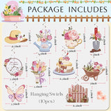 Spring Retirement Decorations 49pcs Pastel Color Garden Flower
