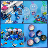 161 Pcs Space Party Favors with Cup Straws Stress Ball Space