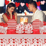 194Pcs Valentine's Day Party Decorations Valentines Day Plates and