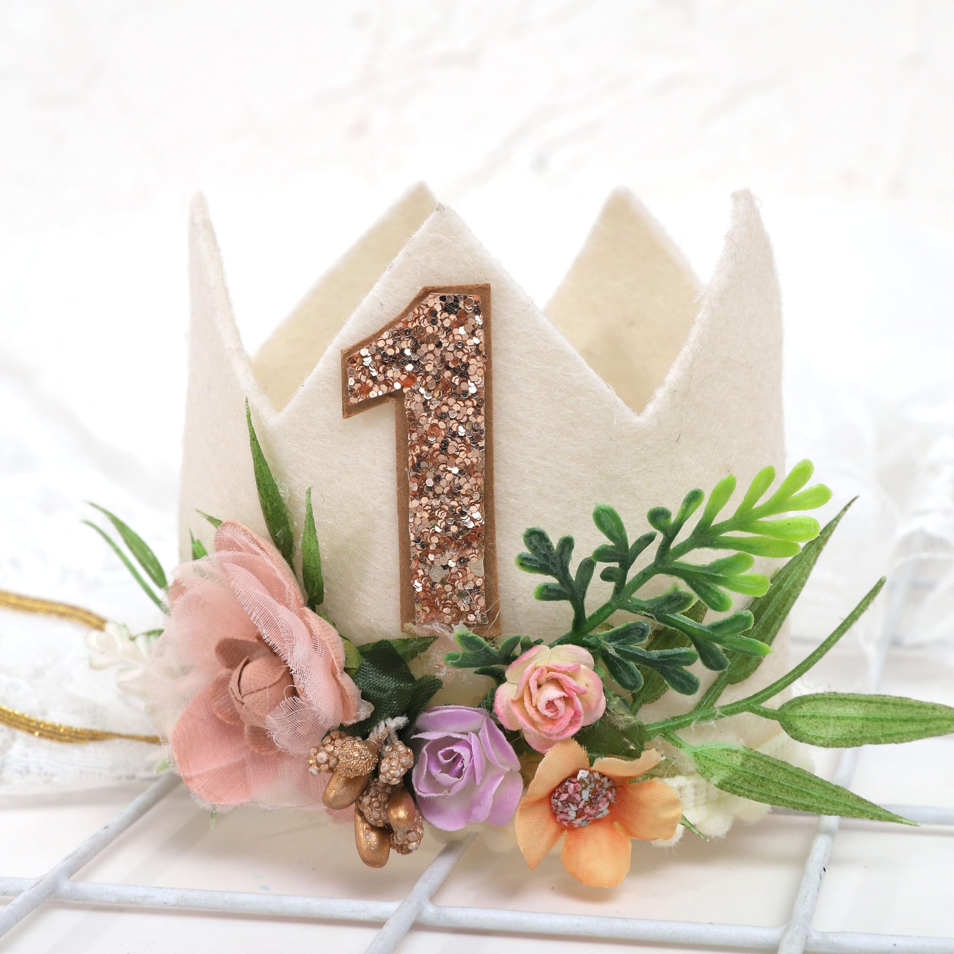 MADENG Floral Greens 1st Birthday Outfit - Bohemian Woodland Camping