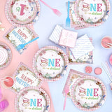 96Pcs Onderland First Birthday Party Supplies Onederland 1st