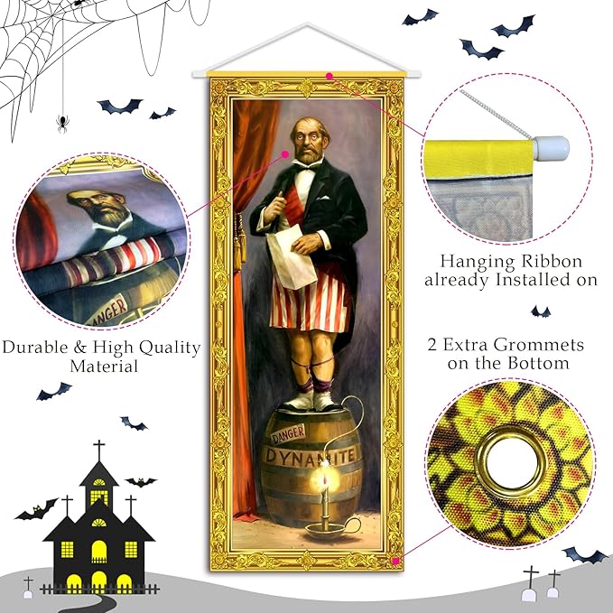 Halloween Decorations Large 4 PCS Haunted Mansion Stretching