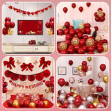 Voircoloria 6 Sets Balloon Stand Kits, Balloon Sticks with Base for #3