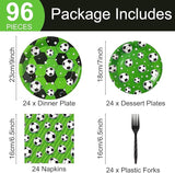 Soccer Party Supplies for 24 Guests Soccer Party Plates and Napkins