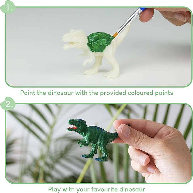 Dinosaur Party Favors for Kids Painting Kit Pack 16 Dinosaur Goodie