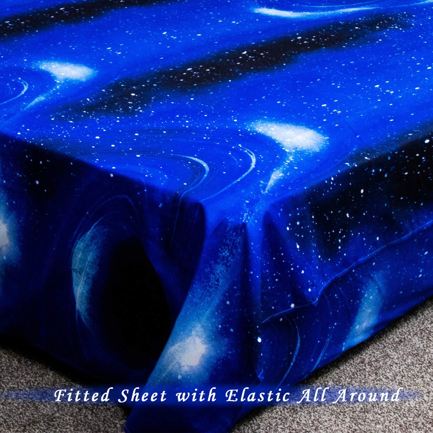 Bedlifes Galaxy Outer Space Sheet Set, Galaxy Themed, 3 pcs Including
