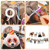 Hooqict Safari Animals Happy Birthday Banner Animal Birthday Decoratio