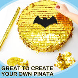 Jenaai Disco Ball Large Piñata 16 Inch, Round Blank Disco Piñata with