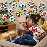 Soccer Hanging Swirls, 30Pcs Soccer Ball Ceiling Streamers Football