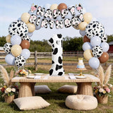 1st Birthday Decorations for Boys, 40 Inch Cow Number 1 Balloon, 18