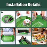 Football Party Supplies Kit 3 Pcs Large Football Paper Food Plates